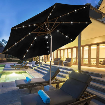 Solar Led Patio Umbrella